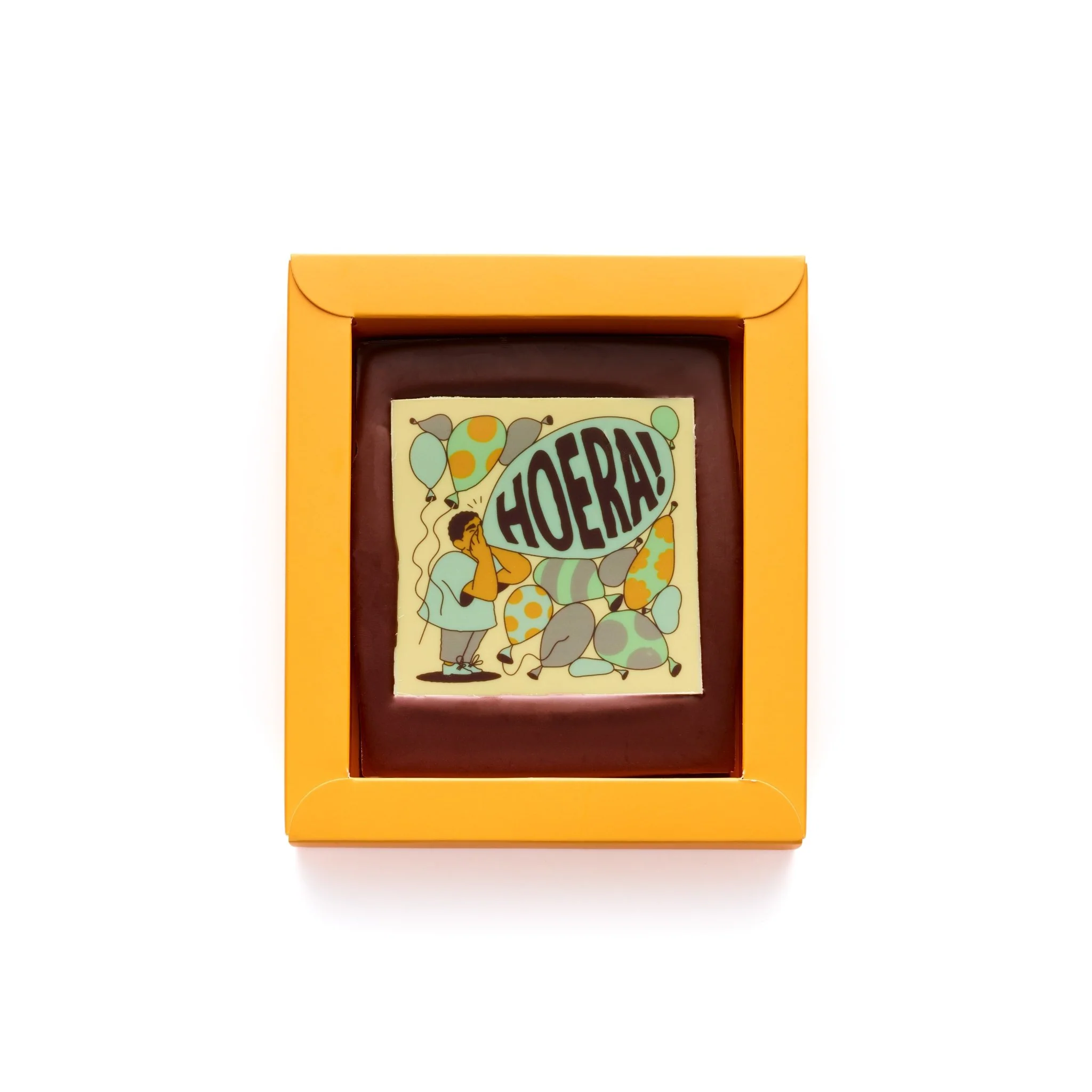 Chocolade Wenskaart | Hoera! - Image 3